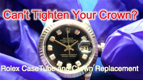 rolex case stripped|rolex crown replacement.